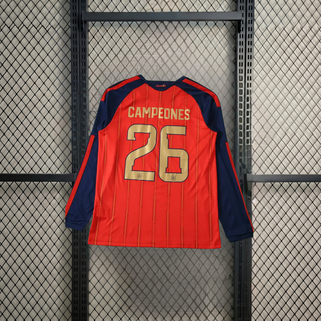 Spain longsleeve home champions 2026
